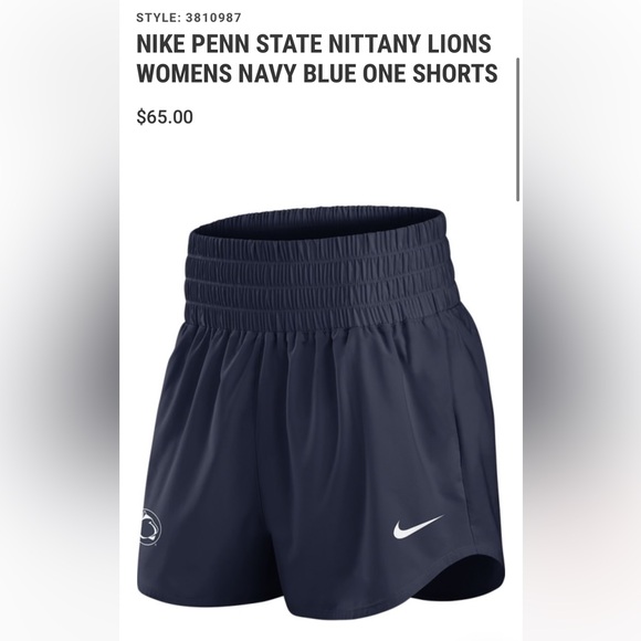 Nike Pants - Penn State Women’s Nike Shorts